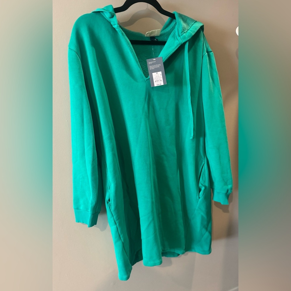 Long Sleeved fleece tunic dress